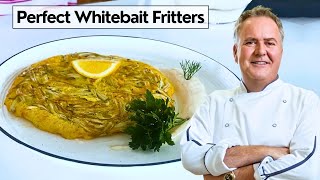 How To Cook Perfect Whitebait Fritters  Simple and Delicious Recipe 🐟🍳 [upl. by Reginnej]