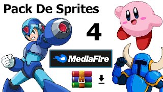 Pack De Sprites 4  Mega Man Classic  X Kirby JoJo HftF Etc Download MediaFire [upl. by Dumond325]