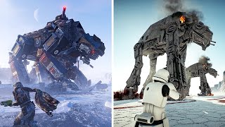 Helldivers 2 vs Battlefront 2  These games are 7 years apart [upl. by Medeah]