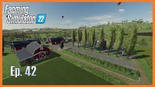 Quite Day on the Farm New Beginnings EP42 Farming Simulator 22 [upl. by Sivel870]