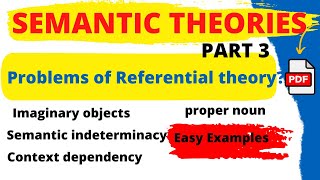 referential theory limitations referential theory in semantics  Muhammd ullah official [upl. by Adni749]