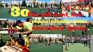 Physical education  Physical education activities  30 fun physical education games  Outdoor Games [upl. by Terryn376]