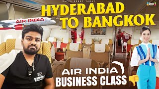 Hyderabad To Bangkok Air india business class 👎  Bayya Sunny Yadav [upl. by Eibbed]