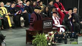 2017 Rider University Graduate and College of Continuing Studies Commencement Ceremony [upl. by Piotr973]