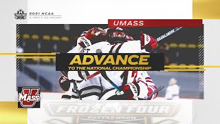 UMass vs Minnesota Duluth  2021 Frozen Four semifinal highlights [upl. by Cindi672]