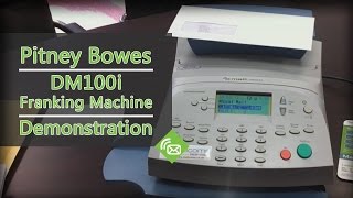 Franking Machines  Pitney Bowes DM100i Franking Machine [upl. by Ateval179]