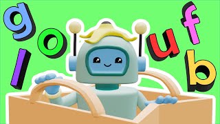 Jolly Phonics Group 3 Sounds amp Reading with the Diddy Bots [upl. by Arraek381]