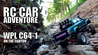 RC car adventure  WPL C641 and the canyons [upl. by Natsrik925]