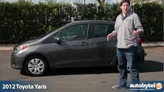 2012 Toyota Yaris Test Drive amp Car Review [upl. by Gorman748]