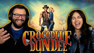 Crocodile Dundee 1986 First Time Watching Movie Reaction [upl. by Haldas513]