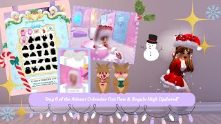 Day 6 of the Advent Calendar Out Now amp Royale High Updated the Rainy day Classroom [upl. by Novhaj]