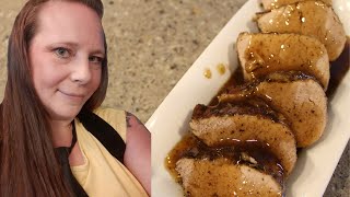 Instant Pot Balsamic Pork Tenderloin Recipe [upl. by Sonitnatsnoc]