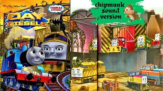 Day of the Diesels Thomas amp Friends A Big Golden Book Chipmunk Sound Version Kids amp Family Story [upl. by Ellenor]