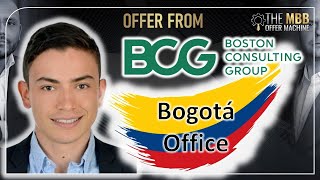 ✅ BCG OFFER Mateo has pulled off his dream Joining Boston Consulting Group BCG in Bogotá [upl. by Atnes]