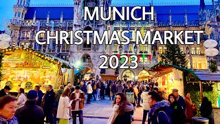 Christmas Market Munich Marienplatz 2023 The Most Wonderful Time Of The Year 🎄 [upl. by Trbor]