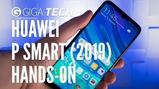 HUAWEI P SMART 2019 im HandsOn deutsch Handy für 2019 mit RetroBuchse – GIGADE [upl. by Halle620]