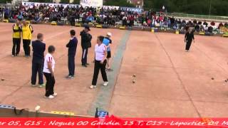 Finales France Doubles Sport Boules Talant 2014 [upl. by Dowell]