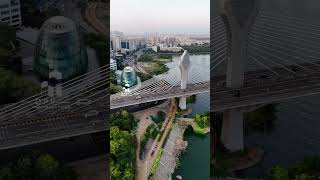 DurgamCheruvu CableBridge Hyderabad’s Iconic View [upl. by Ical]