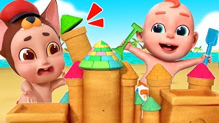 Construction Vehicles Song  Excavator Loader Crane Truck  Nursery Rhymes amp Kids Songs [upl. by Heyra]