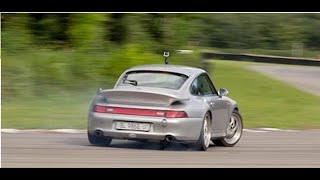 Porsche 993 Turbo Power Drifts  Anneau du Rhin [upl. by Forras]