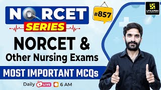 MSN PEDIA PHARMA  NORCET Series 857  NORCET amp All Nursing Exams Special Class  Raju Sir [upl. by Trotta398]