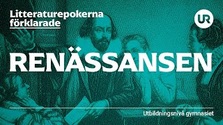 Litteraturepoken renässansen förklarad  SVENSKA  Gymnasienivå [upl. by Savitt]