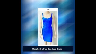 Spaghettistrap Bandage Dress [upl. by Anivas]