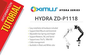 OXIMUS HYDRA ZDP1118 Bracket Information Installation and Tutorial [upl. by Hachmann555]