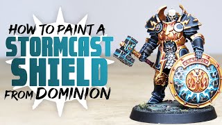 HOW TO PAINT Stormcast Eternals Annihilators Shield Warhammer Age of Sigmar [upl. by Lowson419]