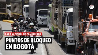 Movilidad hoy Bogotá amanece con 18 puntos de bloqueo en cuarta jornada de paro  El Espectador [upl. by Nosnibor]