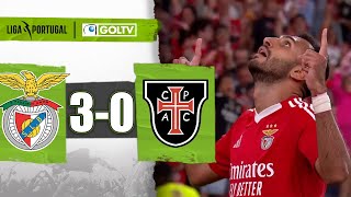 El estreno de Patrick Sequeira vs BENFICA  Benfica 30 Casa Pia  Liga Portugal 2024 [upl. by Annala672]