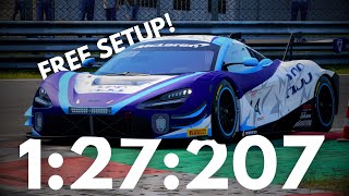 MCLAREN 720S EVO ZOLDER SETUP  HOTLAP  ACC 19  Abesports [upl. by Dreyer]