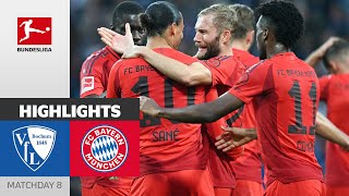 Bayern Cruise to Victory in Bochum  VfL Bochum 1848  FC Bayern München 50  Highlights  MD 8 [upl. by Huda78]