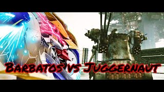 Barbatos vs Juggernaut Armored Core 6 Fires of Rubicon [upl. by Retsevlys]