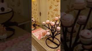 Beautiful dessert bar decoration ideas for cake decorating ideas cakeartist chef Shoaib for YouTube [upl. by Einreb]