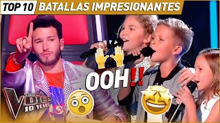 Las Batallas más IMPRESIONANTES en La Voz Kids [upl. by Alket]