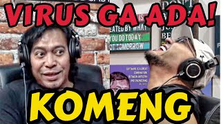 KOMENG V1rus udah ga ada‼️😅 Komedi tingkat dewa  Deddy Corbuzier Podcast [upl. by Yeslek]