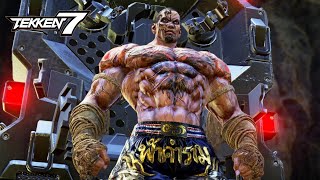 Tekken 7  DLC14  ท่าไม้ตาย ฟ้าคําราม Fahkumram คอมโบท่าต่อสู้ Combos [upl. by Haye]