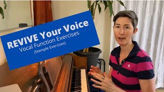 REVIVE your VOICE Vocal Function Exercises Stemple  Voice Rehab  Vocal Rehabilitation Exercises [upl. by Adrell]