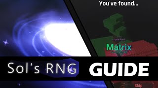 SOLS RNG GUIDE Sols RNG [upl. by Carpet]