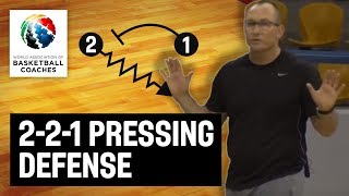 221 Pressing Defense  Brendan Mann  Basketball Fundamentals [upl. by Nnaxor947]