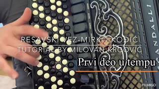 Resavski vezMirko KodićTutorial by Milovan Krgović [upl. by Slen]