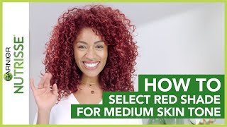 How To Dye Hair Red At Home  Garnier Nutrisse [upl. by Eanil628]