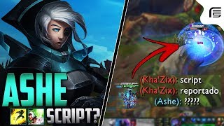 ASHE ADC GAMEPLAY DE SCRIPT  TILTARAM E ME ACU0u0 [upl. by Crean]