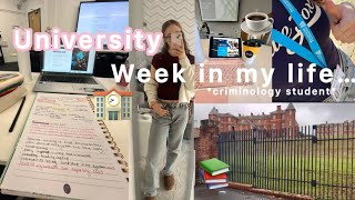 week in my life at uni 📚🏫studying Criminology 🔍 first year [upl. by Hilda]