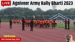 Army Rally Bharti 2023  Agniveer Army Physical Test  ARO Rohtak Bharti 2023  Army Bharti 2023 [upl. by Surovy]