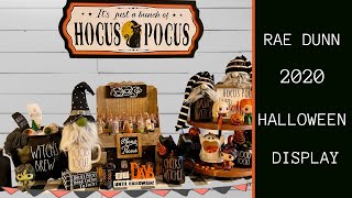 Rae Dunn 2020 Hocus Pocus Halloween Display amp Decor [upl. by Bobby]