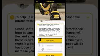 Scoot Boots  Hoof Sizer app [upl. by Jarad801]