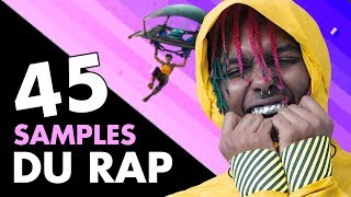 LES 45 SAMPLES DU RAP FRANCAIS Fortnite Dalida Harry Potter [upl. by Hsotnas]