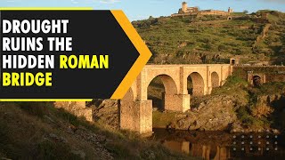 Hidden Roman bridge revealed due to heatwave WION Originals World News [upl. by Dnalyaw]